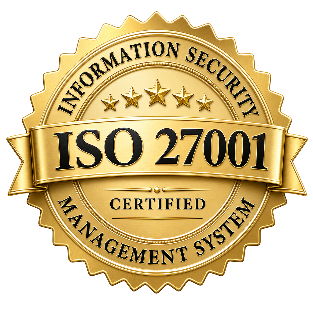 ISO 27001 certified
